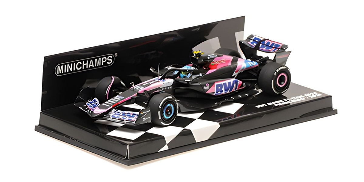 Miniature Minichamps 1/43 - BWT Alpine F1 Team A524 - Pierre Gasly - 2024