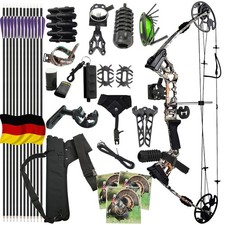 Compoundbogen Pfeile Set 20-70lb Jagdbogen Sportbogen Bogenschießen Jagd Angeln