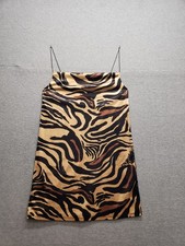 Zara Women Slip Dress S Multicolor Detail Spaghetti Strap Lightweight Party