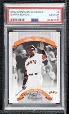 2002 Donruss Classics Barry Bonds #2 PSA 10 GEM MT 14s2