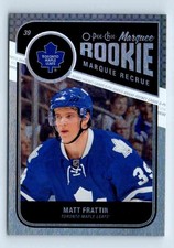 2011-12 O-Pee-Chee Rainbow Matt Frattin Rookie Toronto Maple Leafs #556