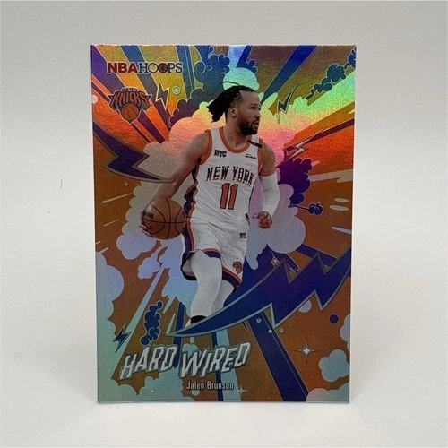 Topps 2026 NBA Hoops Jalen Brunson HW-5 New York Knicks Hard Wired Insert