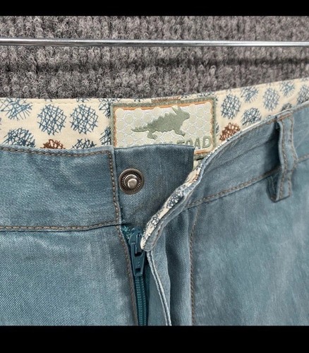 Horny Toad Womens Pants Green Mid Rise Straight Capri Size 6 - Picture 2 of 9