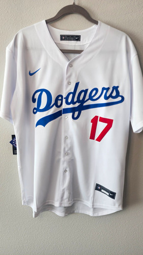 Los Angeles Dodgers Shohei Ohtani #17 MLB Jersey White Size M
