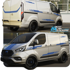 Stickers For Ford Custom Transit Lwb Side Racing Stripes Van Decals Kit Bonnet Stickers For Ford Custom Transit Lwb Side Racing Stripes Van Decals Kit Bonnet