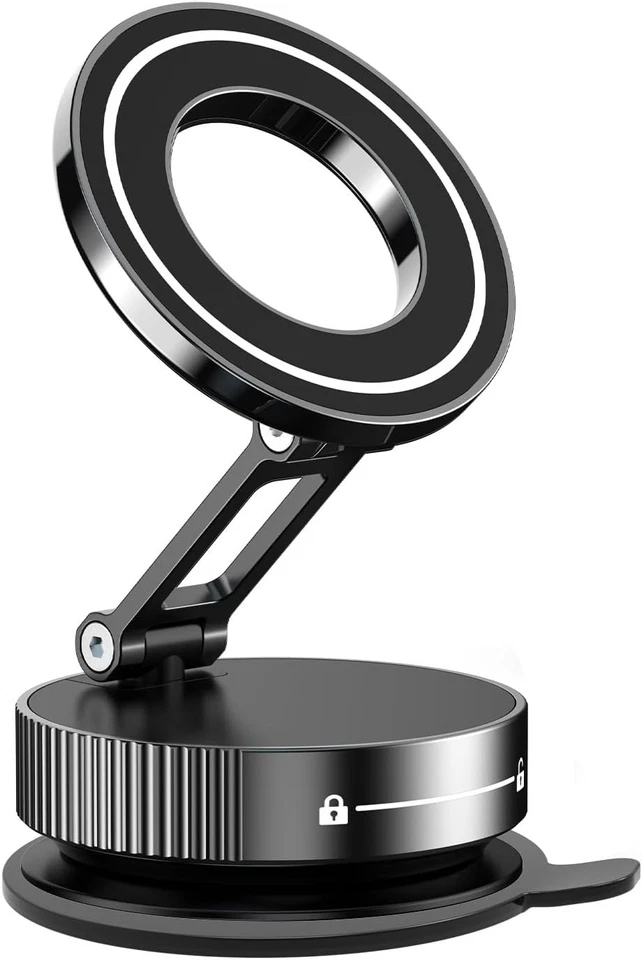 Extra-Strong Vacuum Suction Phone Holder with 360° Rotation - Perfect for Cars - Image 3 of 4