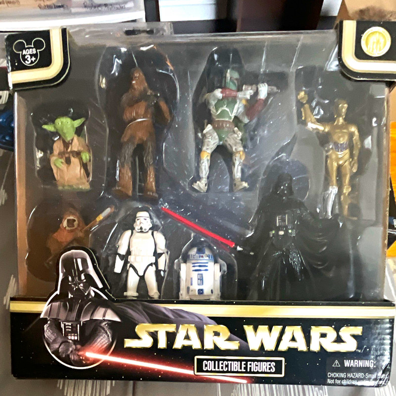 Star Tours Star Wars Collectible Figures 8-Pack Set 2007 Darth Vader