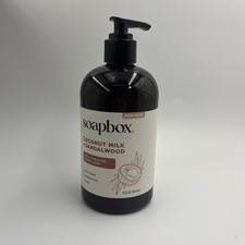 Soapbox Coconut Milk Sandalwood Moisturizing Hand Soap 12 Fl Oz New Look Vegan 0.42 per fl oz