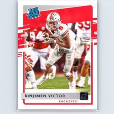 2020 Panini Chronicles Draft Picks Binjimen Victor #21 Donruss Rookie Ohio State