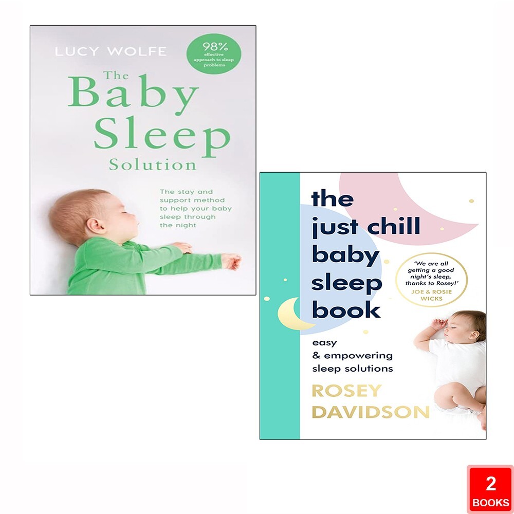 Just Chill Baby Sleep Book Rosey Davidson, Baby Sleep Solution Books Set  NEW