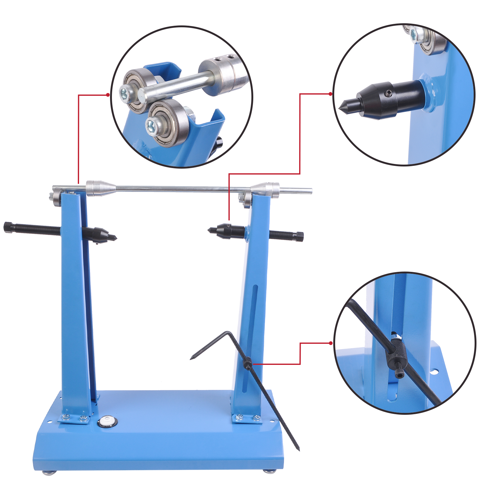 Portable Precision Motorcycle Static Wheel Balancer Tool Tire Truing