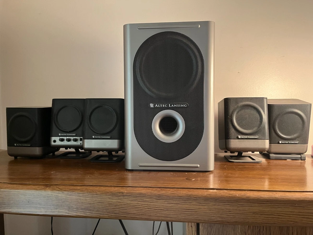 Vintage Altec Lansing 251 Surround Computer System 6 Speakers