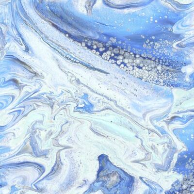 Fusion II By Quilting Treasures - Ice Blue Wave  #28290-Y