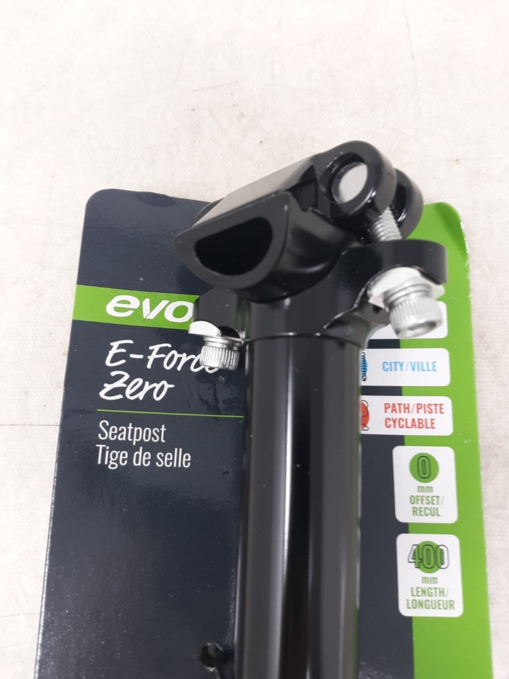 EVO E-Force Zero Seatpost Black 25.4mm - 560059-09 | eBay