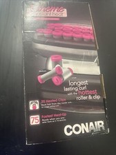 Conair Xtreme Instant Heat Multisized Hot Rollers with Heated Clips, Pink