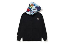 40554 BAPE x BAYC shark full zip hoodie black XXL