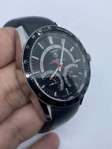 Tag Heuer Carrera CV7A10 Calibre S Laptimer Retrograde 44mm Quartz Men Watch - Picture 3 of 15