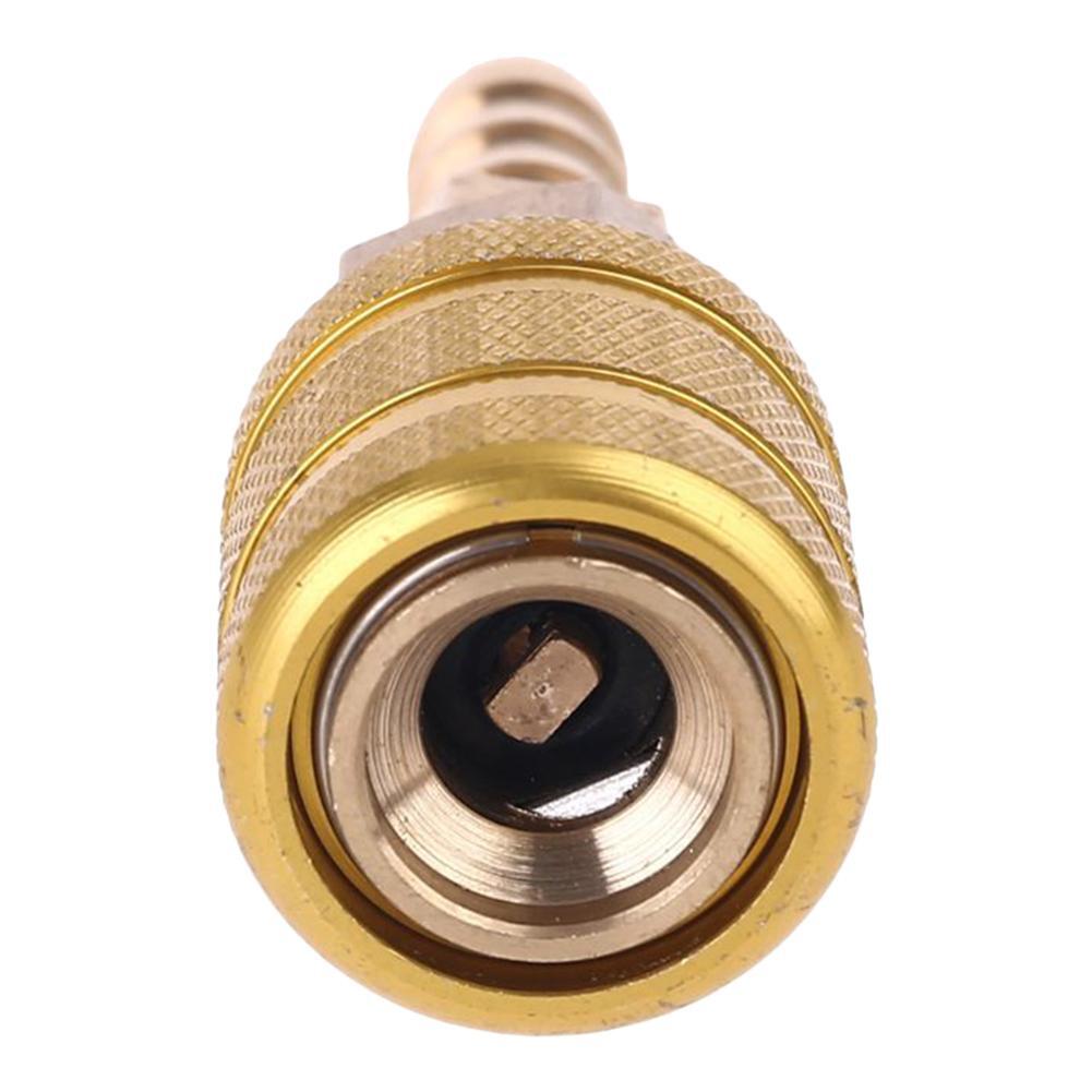 6.5/8mm Brass Tire Valve Connector Antirust Pump Adapter for Car (8mm