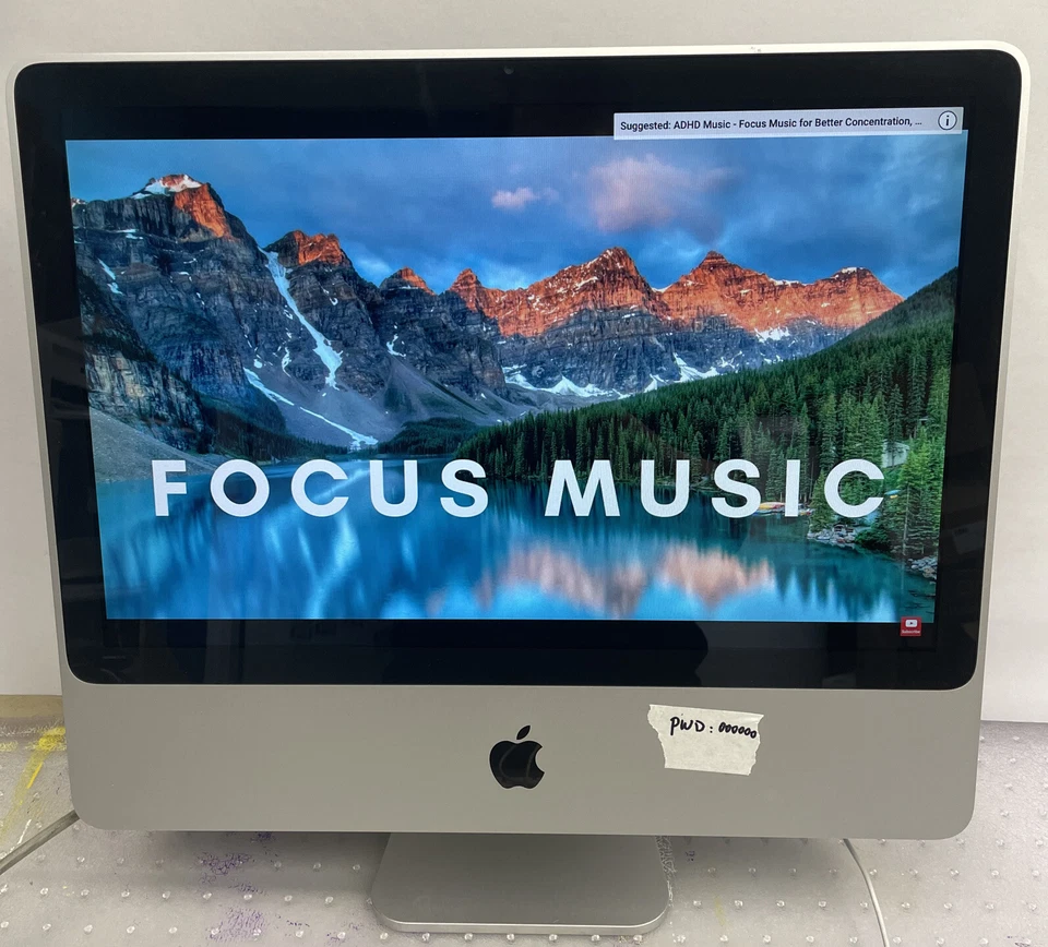 Nice ~ Apple iMAC A1224 Mid-2008 20" Intel Core 2 Duo 2.4G 4GB 250G OSX 10.10.5 - Image 2 of 4