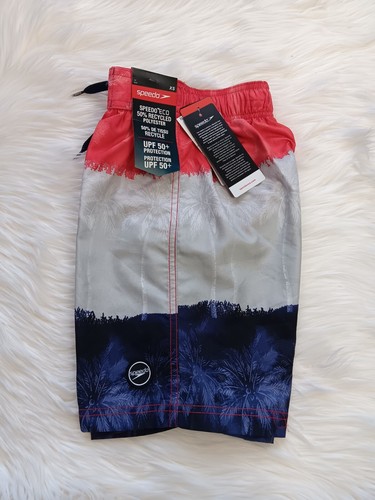 NWT Speedo Boy's Billion Beach Boardshort 17" Swim Trunks Size XS - Picture 6 of 8