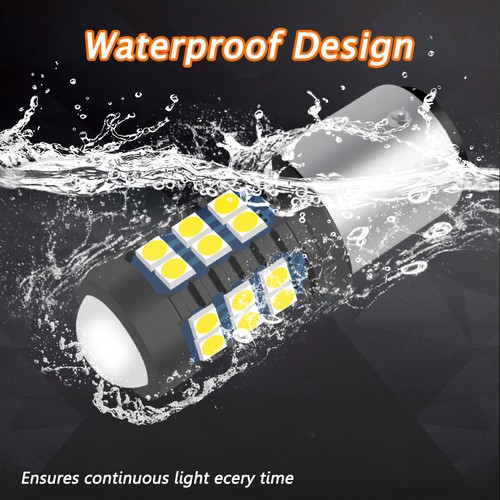 Winetis 2X BAY15d 1157 LED Turn Signal Tail Light Bulbs Super Bright 3030 SMD - Picture 5 of 14