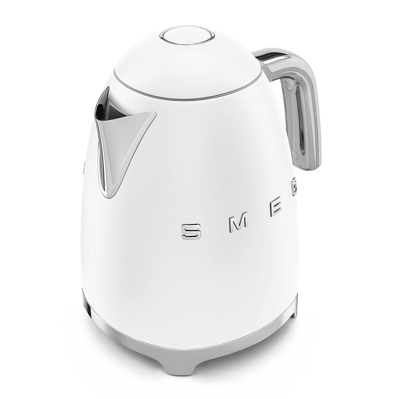 SMEG 50's Retro Style 7 Cup Electric Water Kettle - White (KLF03WHUS)