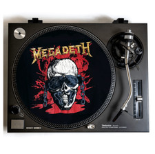 MEGADETH Turntable Slipmat for Vinyl Records 12" DJ Slip Mat heavy metal vinyls