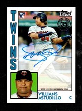 2019 Topps 1984 Autograph WILLIAMS ASTUDILLO Minnesota Twins Rookie RC