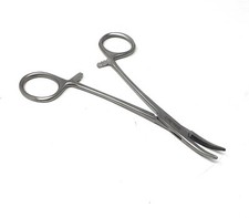 O.R GRADE MOSQUITO HEMOSTAT LOCKING FORCEPS 5" CURVED FULL SERRATED
