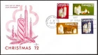 🍁Canada  #606 - 609a  "CHRISTMAS CANDLES"    Brand New  1972  Rosecraft Cover