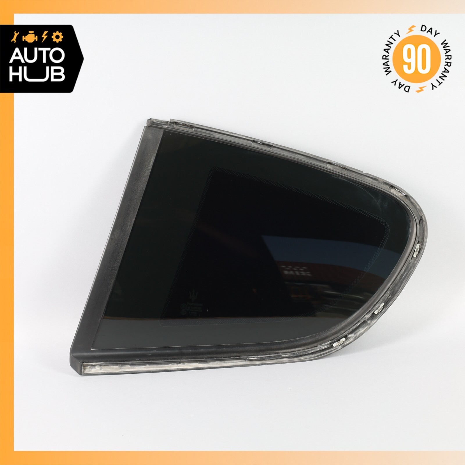 Maserati GranTurismo M145 Coupe Rear Left Side Quarter Window Glass OEM 61k