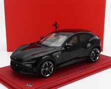 BBR Ferrari Purosangue Suv 2022 Con Vetrina With Showcase 1:18 P18219C-VET