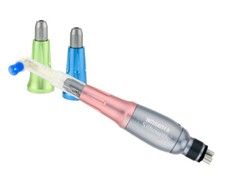 Dental Hygiene Prophy Handpiece INTEGRITY Silhouette, 3 Nose Cones, Swivel - New