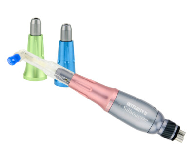 Dental Hygiene Prophy Handpiece INTEGRITY Silhouette, 3 Nose Cones, Swivel - New