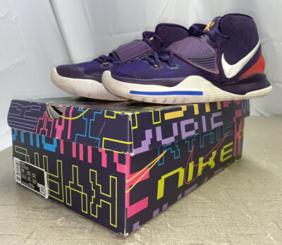 2019 NIKE MENS KYRIE 6 ENLIGHTENMENT GRAND PURPLE WHITE  display picture 1