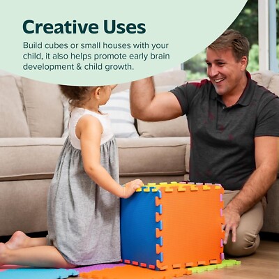 KC Cubs Soft & Safe Non-Toxic Children’s Interlocking Multicolor Exercise Puzzle Educational ABC - Foto 2