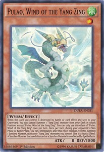 Pulao, Wind of the Yang Zing - DUEA-EN031 - Super Rare - 1st Edition x3 - Near M