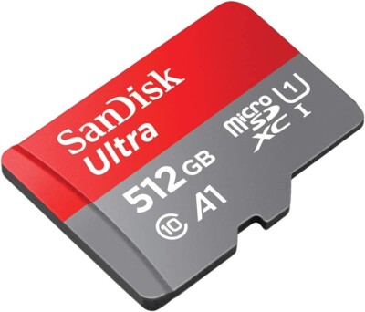 BRANDNEU ~ 512GB SanDisk Ultra Micro SD 120MB/s Full HD Speicherkarte & Adapter