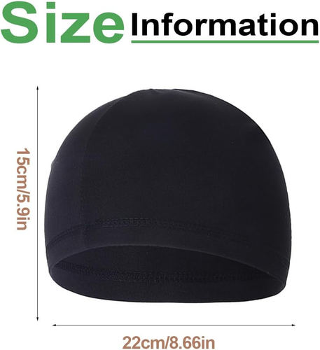 2 Pcs Fahrradmütze Unter Helm Leichte Dünne Baumwollmütze für Herren und Damen P - Bild 2 von 6