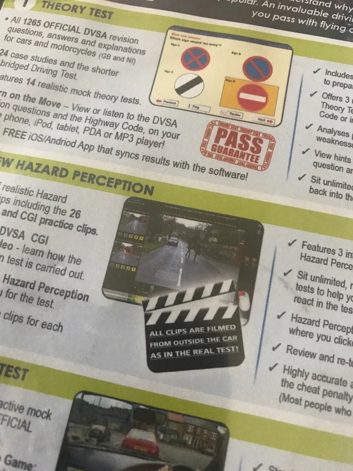 All in One Driving Test Complete New 2017 Edition Theory Hazard Practical DVD - Image 4 of 4