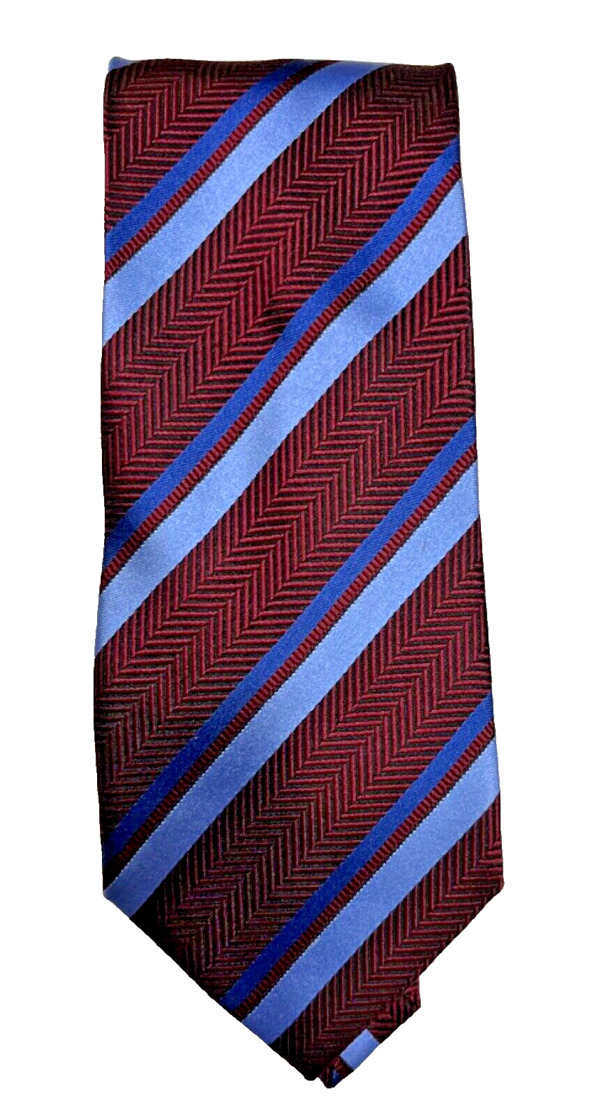 Tom James Vintage Silk Tie Red and Navy Stripe Men Tie 60 inch eBay