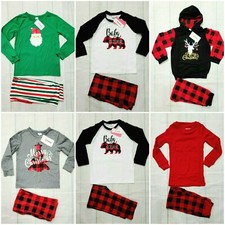New Kids Holiday Sleepwear Loungewear Pajama Sets- Sizes 3,4,5,6,7,10