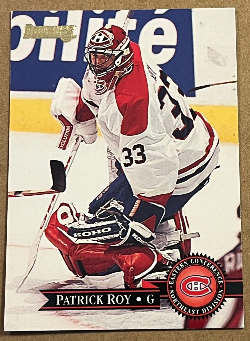 1995-96 DONRUSS Hockey  - #338 PATRICK ROY - CANADIENS