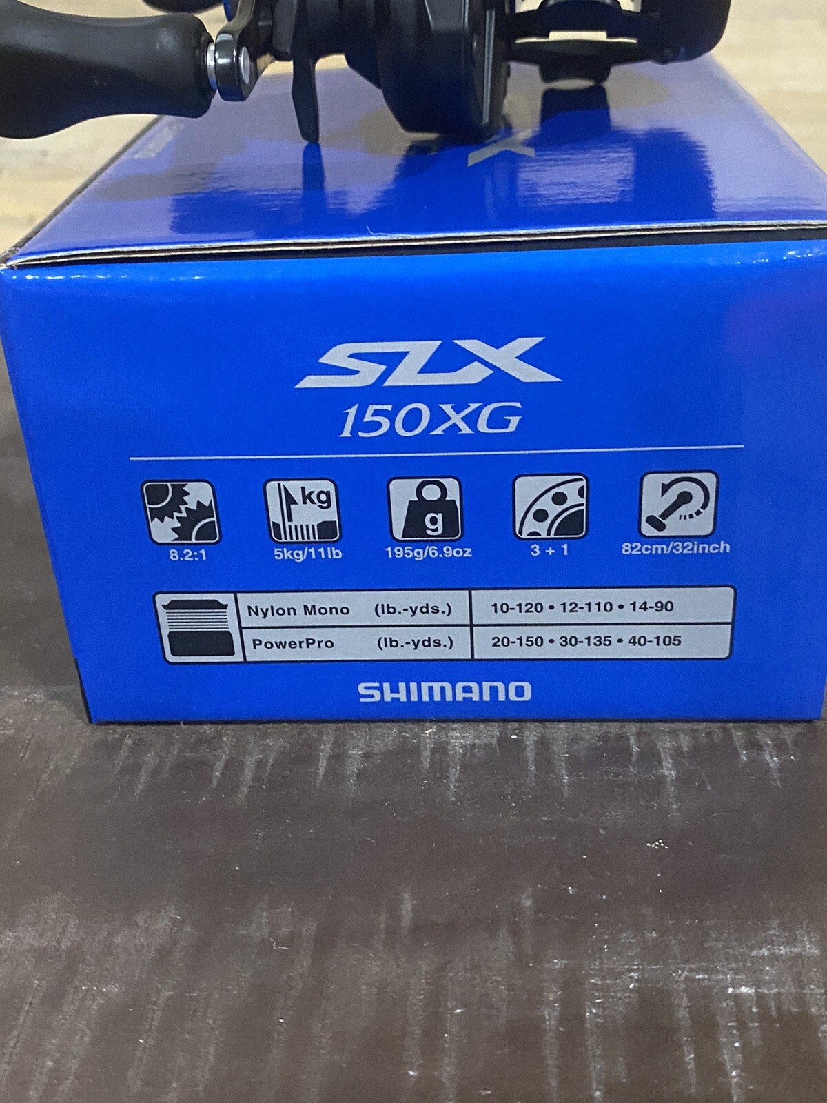Shimano Reel Baitcast SLX Right Hand 8.2:1 SLX150XG