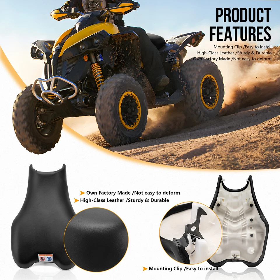 New Complete Seat BLACK For 2003-2022 Honda Rincon 680 650 Foreman TRX680 ATV Foto 4 de 4