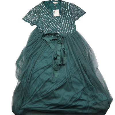 maya green dress Maya Maxi Dress, 4 / Dans Green main image 1