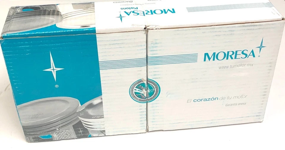 Pistones y anillo de tapa plana compatibles con GM Chevrolet 2002-09 6,0 L LQ9 LS2 LS Foto 4 de 4