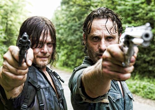 THE WALKING DEAD POSTER Rick Grimes Daryl Dixon Art Print Photo Poster A4 A3 - Picture 1 of 1