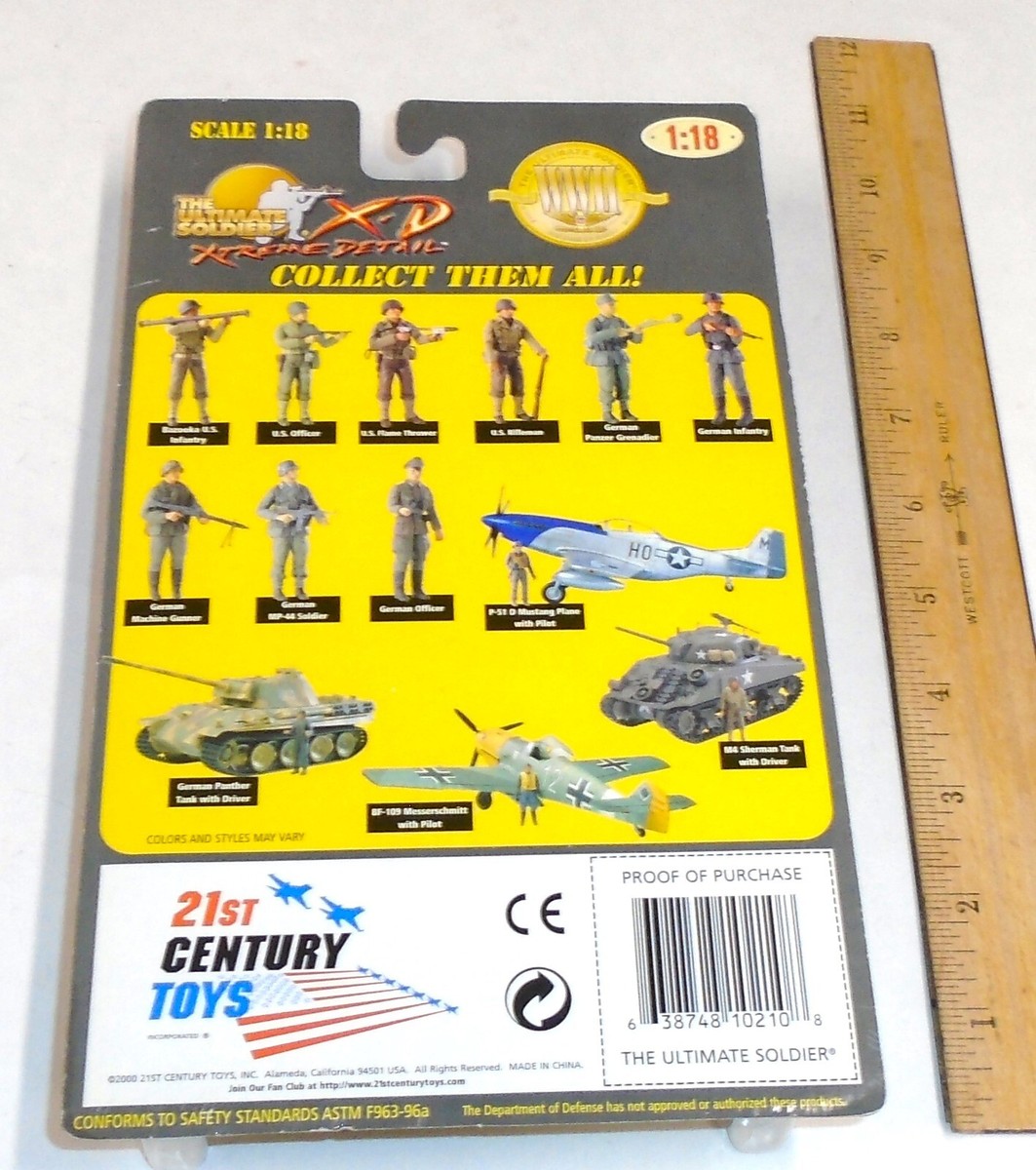 MOC ACTION FIGURE 2000 The Ultimate Soldier XD 1:18 German MP-44