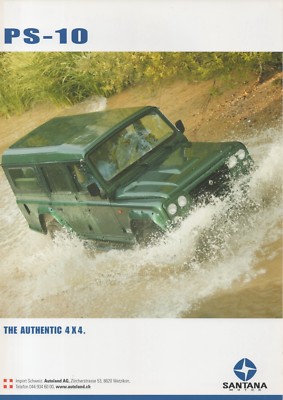 Santana PS-10 SUV & Pick Up Range_Base Land Rover, Spain_2006 Brochure Brochure